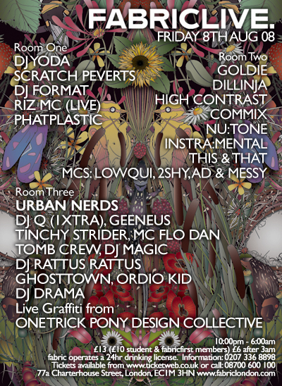 August 8 - Fabric, London